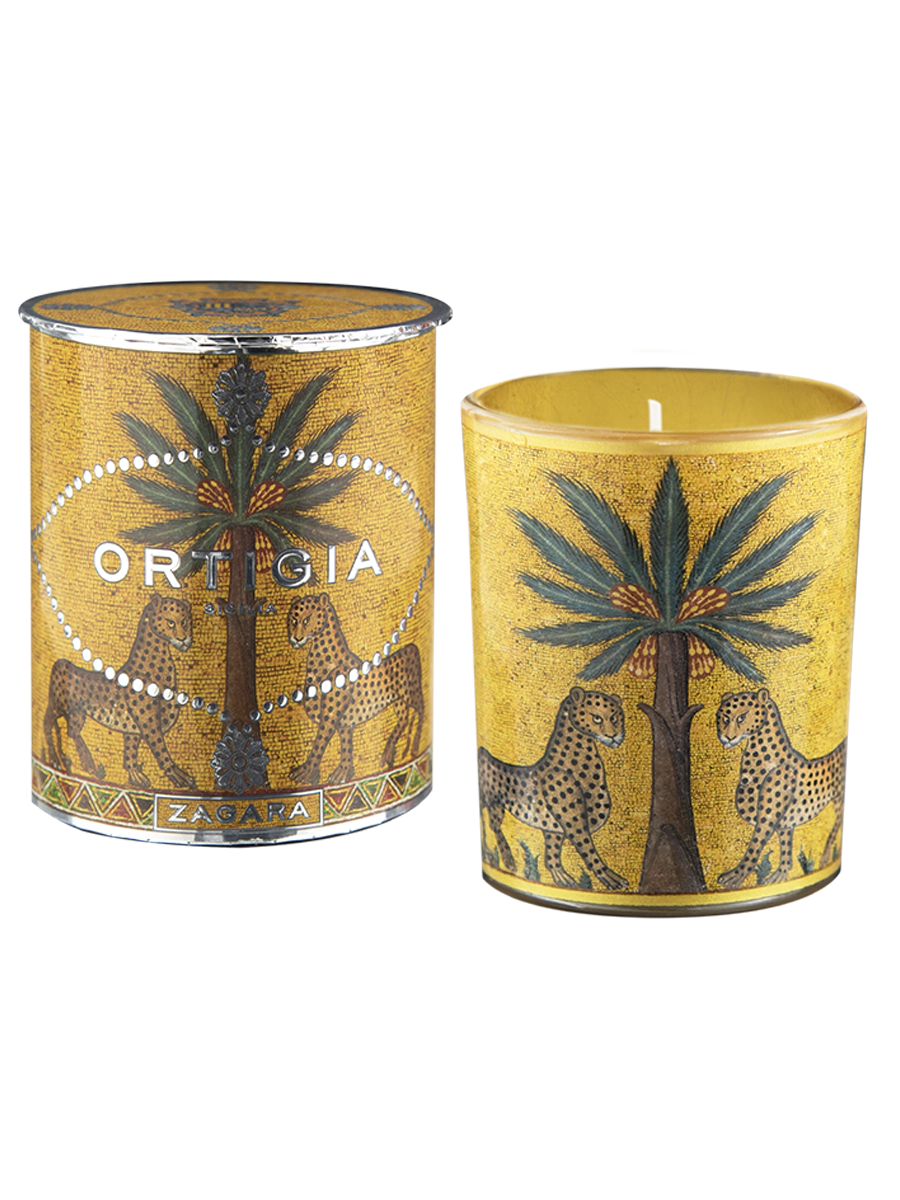 ORTIGIA-Candela Decorata Zagara