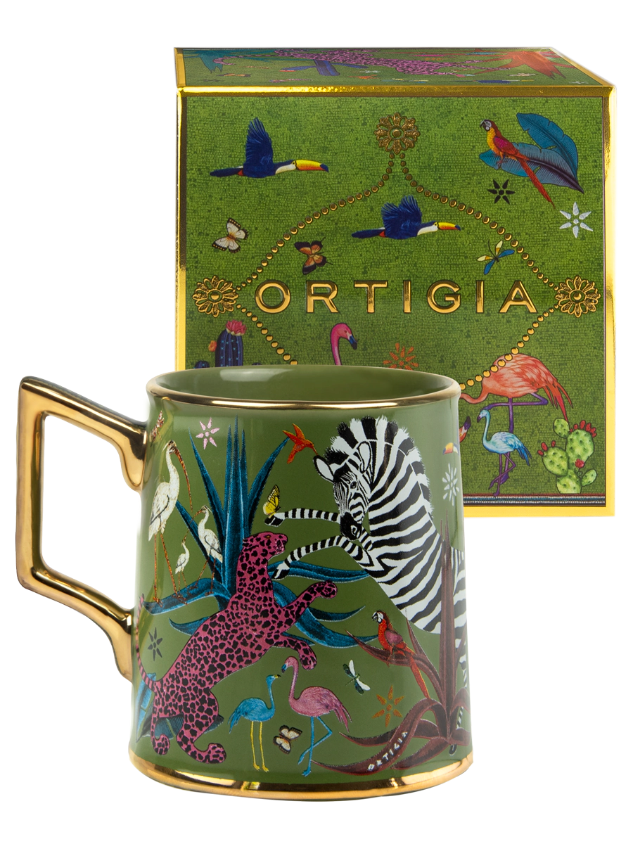 ORTIGIA-Tazza in ceramica verde