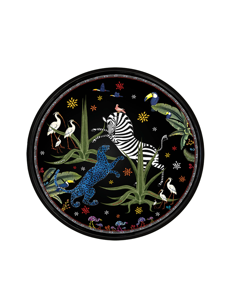 ORTIGIA-Vassoio Giungla Sahara (40x40cm)