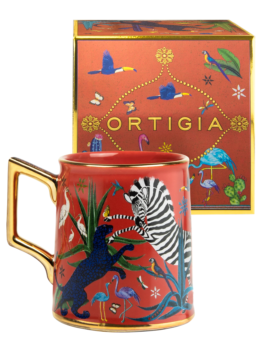 ORTIGIA-Tazza in ceramica Corallo