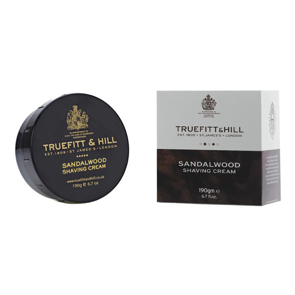 TRUEFITT&HILL-Sandalwood Shaving Cream Bowl 190 mg