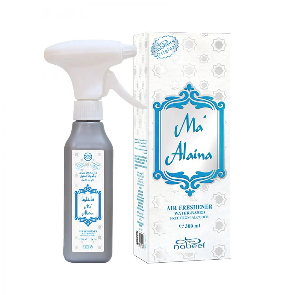 NABEEL - Ma’alaina Air Freshener - Deodorante per ambienti a base d’acqua 300 ml