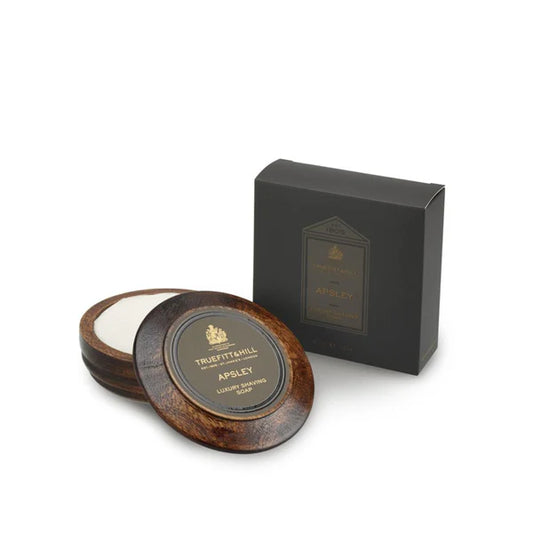 TRUEFITT&HILL-Apsley Luxury Shaving Soap In Wooden Bowl 100mg