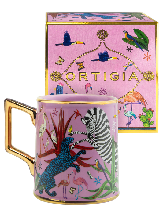 ORTIGIA-Tazza in ceramica rosa