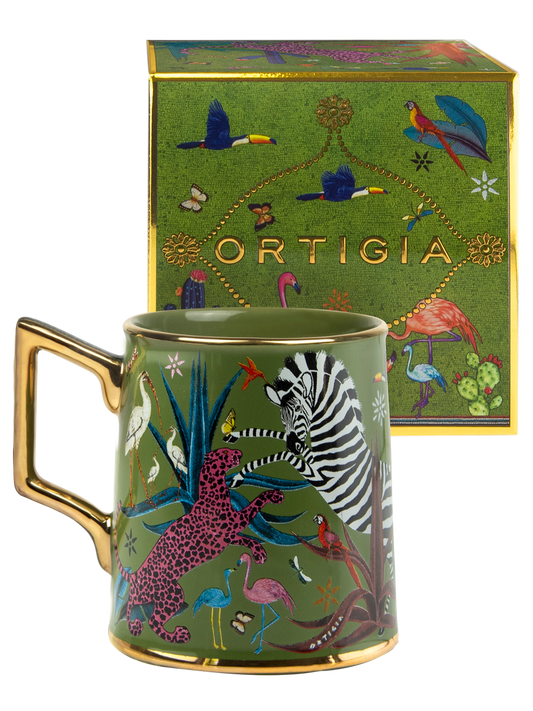 ORTIGIA-Tazza in ceramica verde